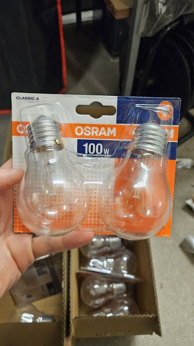Żarówki osram tradycyjnie wolframowe 100w
