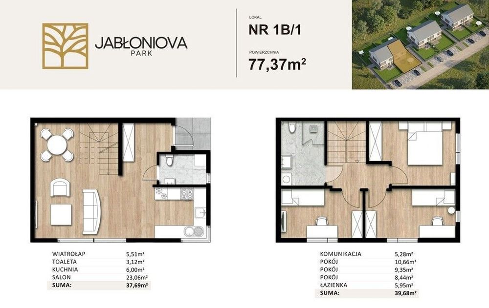 4 pokoje z ogrodem 170m² | Bez czynszu | 2 miejsca | 10 min Bydgoszcz