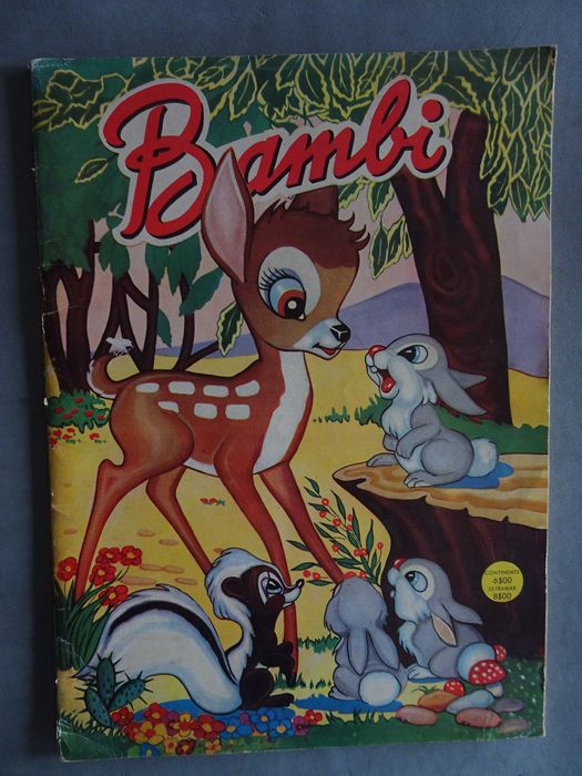 Caderneta de cromos Bambi (tem 21 cromos)