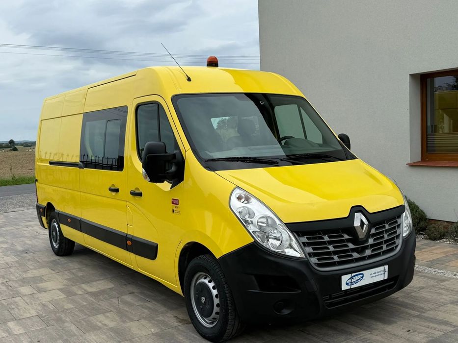 Renault Master  L3H2 Doka Brygadówka 7 osobowy 2016 Rok Hak 2.5T Sprowadzony