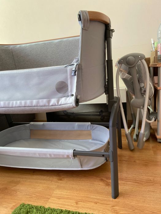 Łóżeczko dostawne Maxi-Cosi – jak nowe + karuzela GRATIS