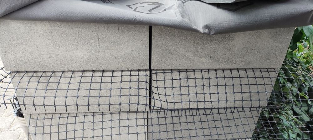 Ogrodzenie  Continental bloczki i daszki.