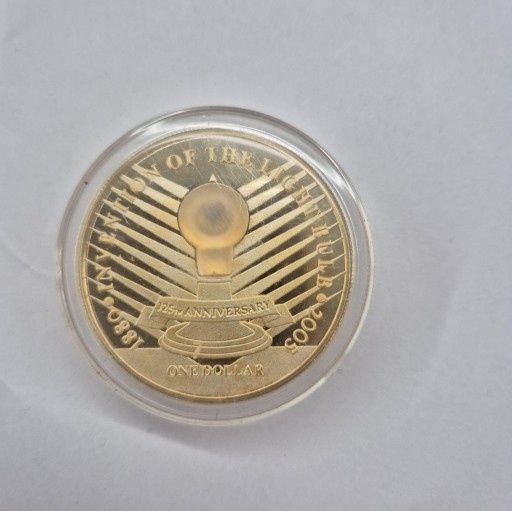 1 dolar 2005 Wynalezienie żarówki - Thomas Edison