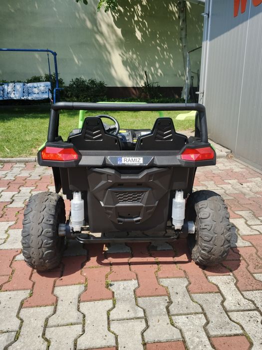 Buggy elektryczne auto  LED MP3 USB pasy UTV-2000 4x4 24V