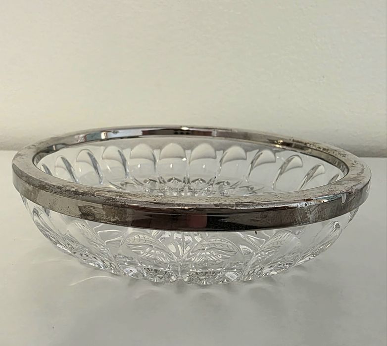 Винтажна  хрустальная  пепельница, ваза