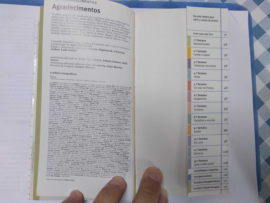 Fantástico livro de bolso e de viagem "Aprenda Francês, como NOVO!