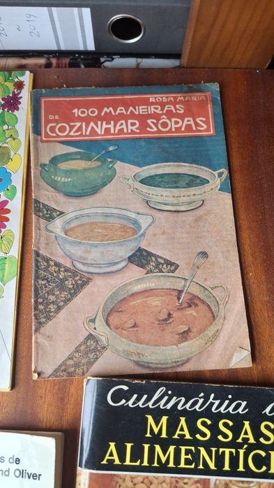 Culinária e bem estar 4 livros receitas sopas massas antigas
