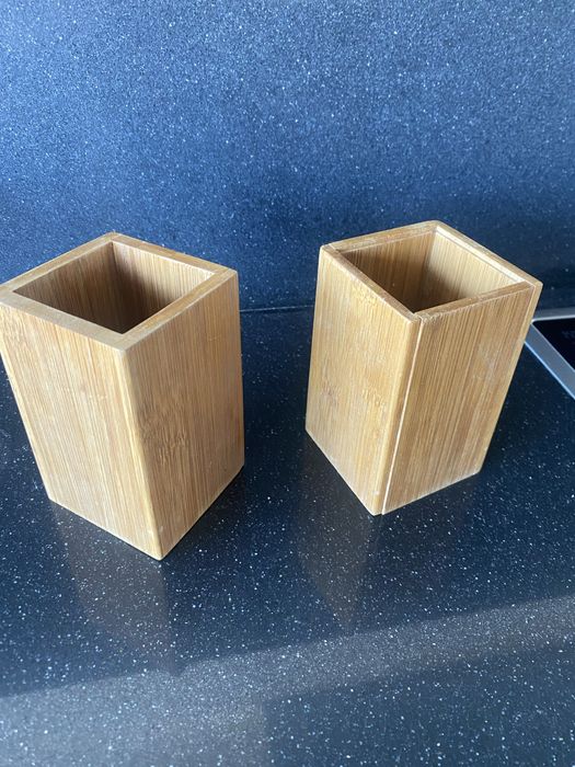 Conjunto de duas caixinhas em madeira