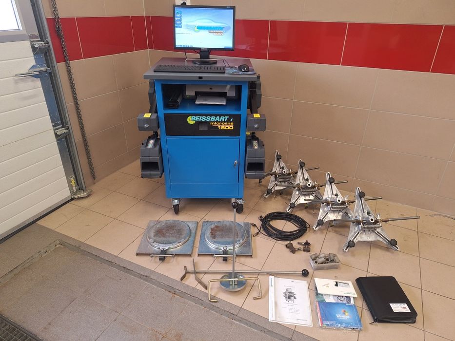 Beissbarth ML 1800-8R radio baza Pojazdów 23r geometria kół zbieżność