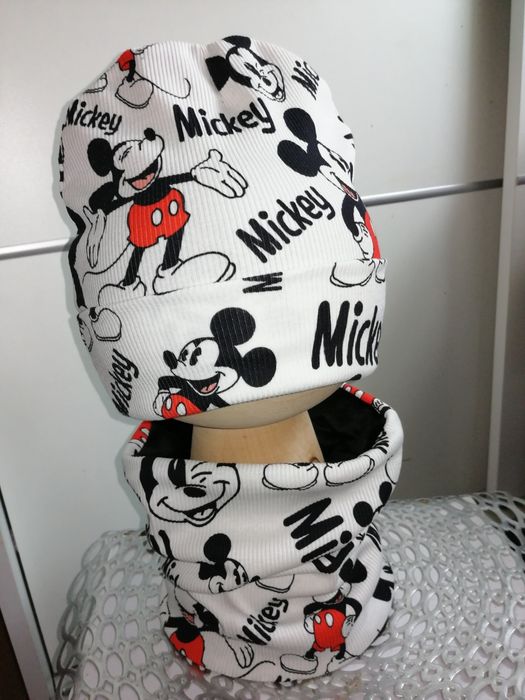 Czapka komin  rękawiczki