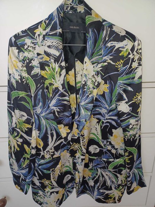 Blazer fluido estampado Zara