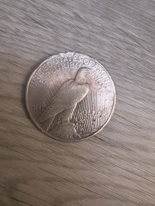 Moeda Prata 1 Dólar EUA 1935 "Peace Dollar" - Último Ano de Emissão / US Silver Dollar