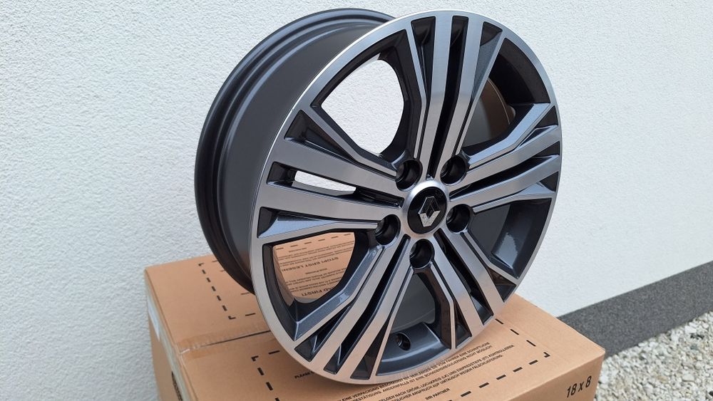 Nowe Alufelgi 5x114,3 R16 Renault Trafic Megane Kadjar Darmowa Wysyłka