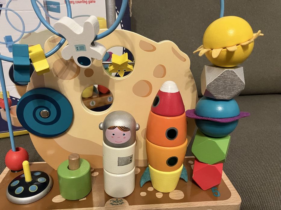 Układanka drewniana- kosmos