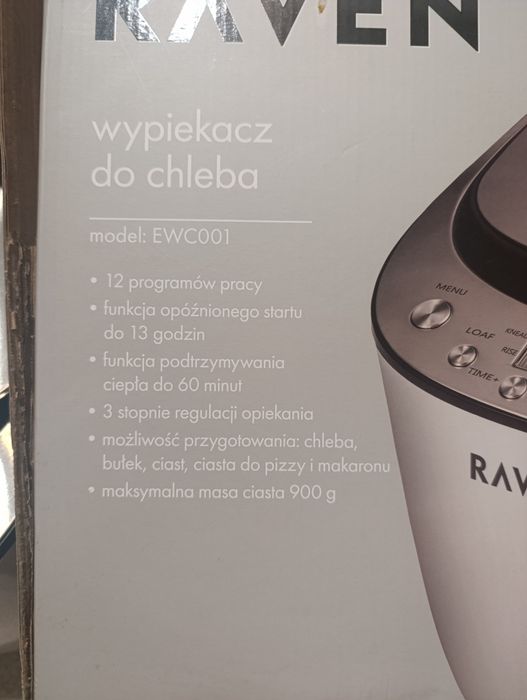 wypiekacz do chleba RAVEN