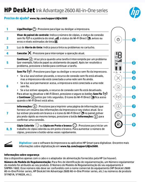 Impressora HP Deskjet 2600