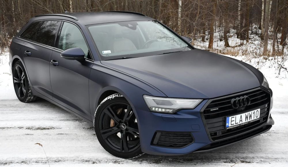 Audi A6 Avant C8 3.0 V6 TDI QUATTRO 2018 Folia Mat Dechroming Jedyna Taka FV23%