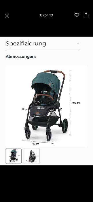 Коляска 2в1 Evolution cocoon,Kinderkraft новая , візочок візок дитячий