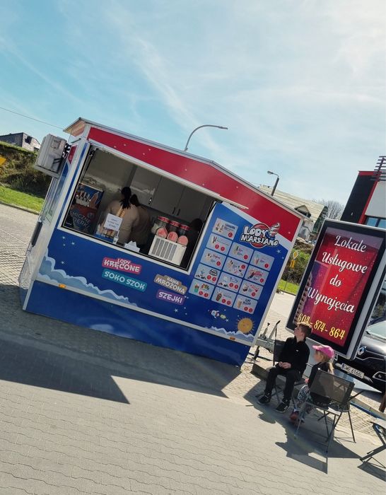 Budka przyrczepa lody granity !