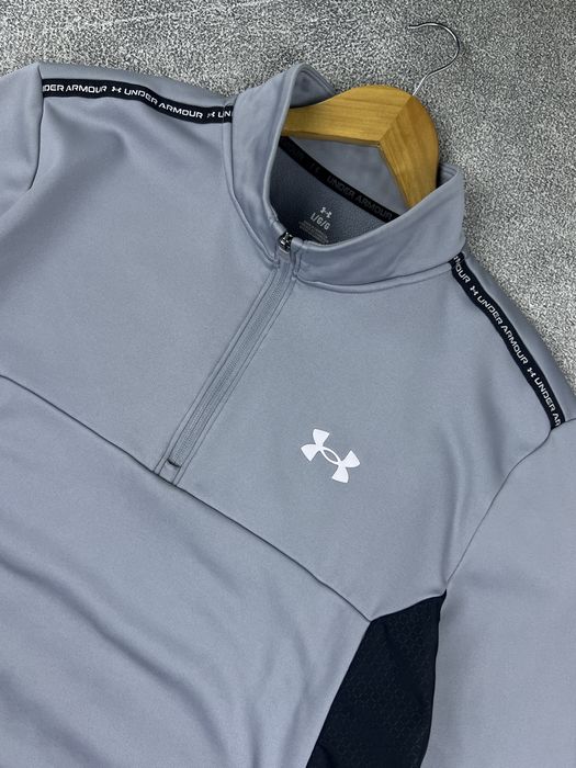 Чоловіча спортивна 1/3 зіп кофта фліска under armour оригінал розмір l xl