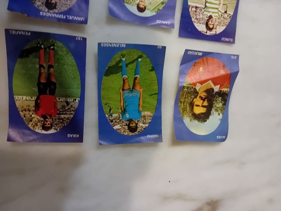 Conjunto de 8 Cromos 1980