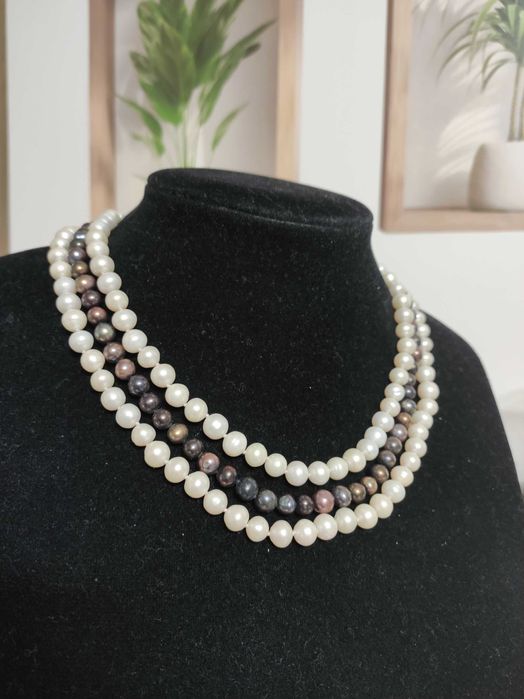 Naszyjnik z pereł naturalnych
