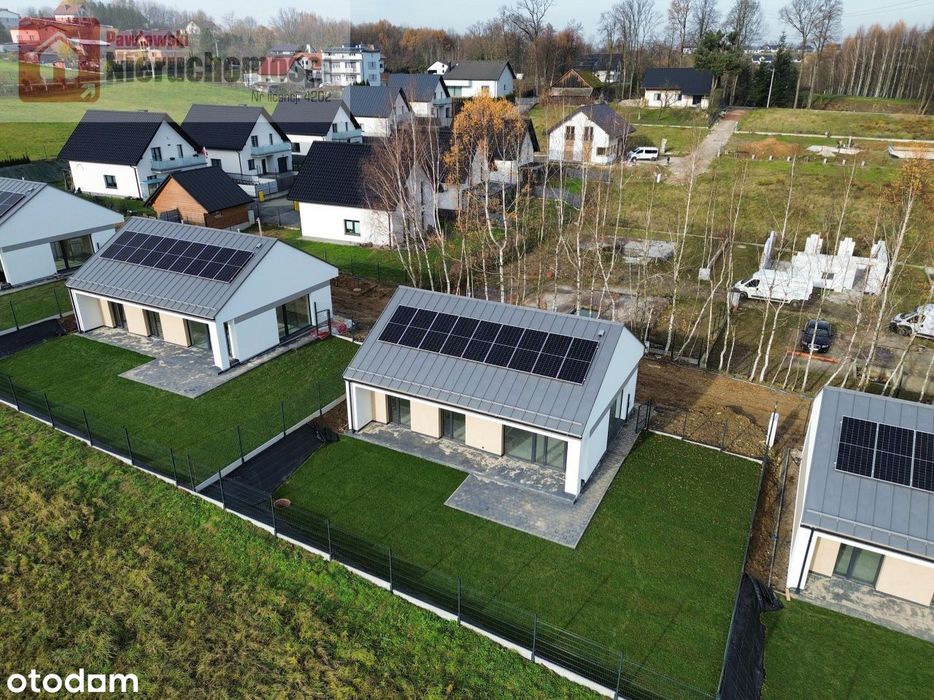 Domy pod Skawiną - fotowoltaika i pompa ciepła