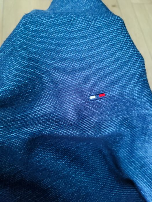 Granatowy, meski sweter L