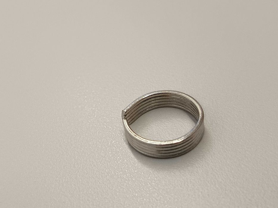 Conjunto de 3 anéis de prata e brilhantes - Novos