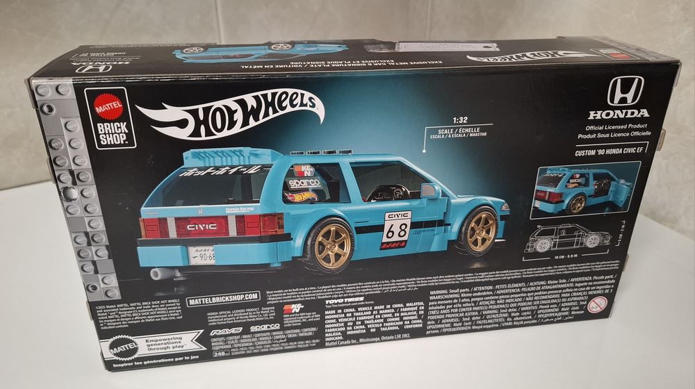 Hot Wheels Brick Shop do Honda Civic EF '90 Santa Iria De Azoia