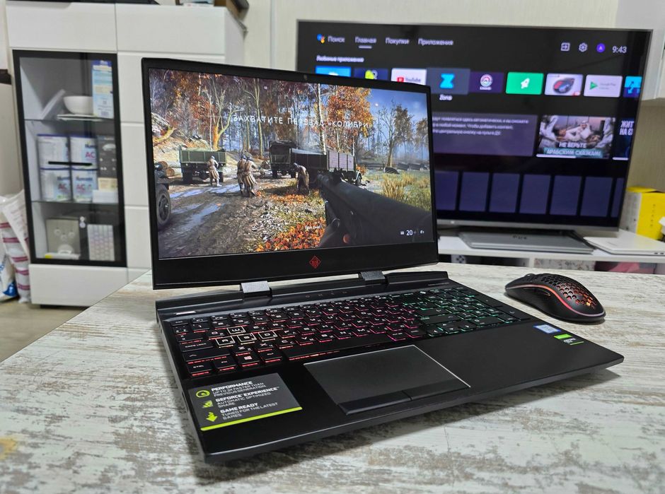 2023г. HP OMEN (Core i5 9-Gen/Nvidia GTX 1650/16GB/SSD 128G+1000GB)