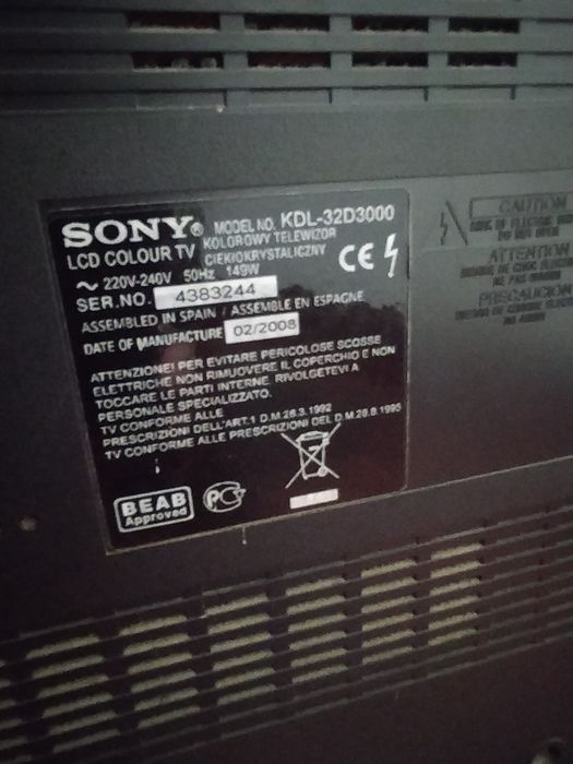 TV Sony 32 polegadas