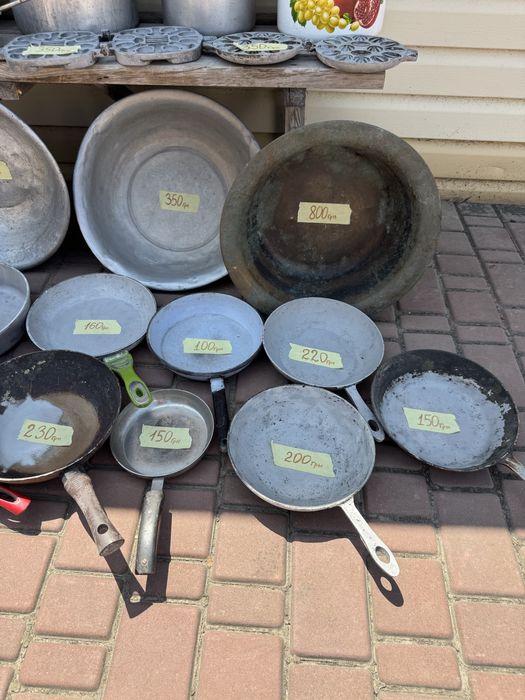 Кастрюлі, казани, горішниці сковорідки СССР