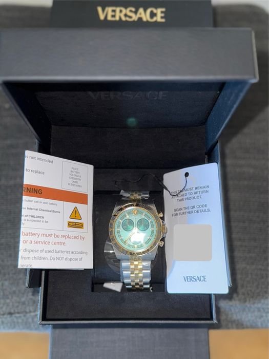 Relogio Versace Greca Chrono Wave Watch