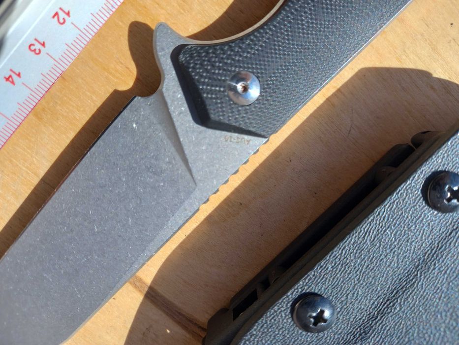 Nóż Kubey Swordfish Black G10, Stonewashed AUS-10