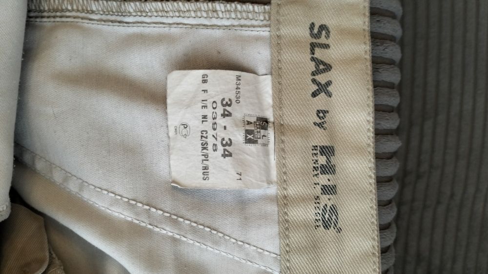 Spodnie męskie chinos 34/34