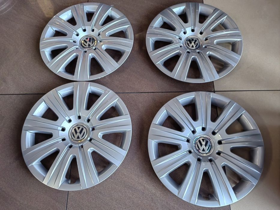 Kołpaki VW 16" Komplet Org 5NO Bardzo ładne Passat Golf Caddy Touran