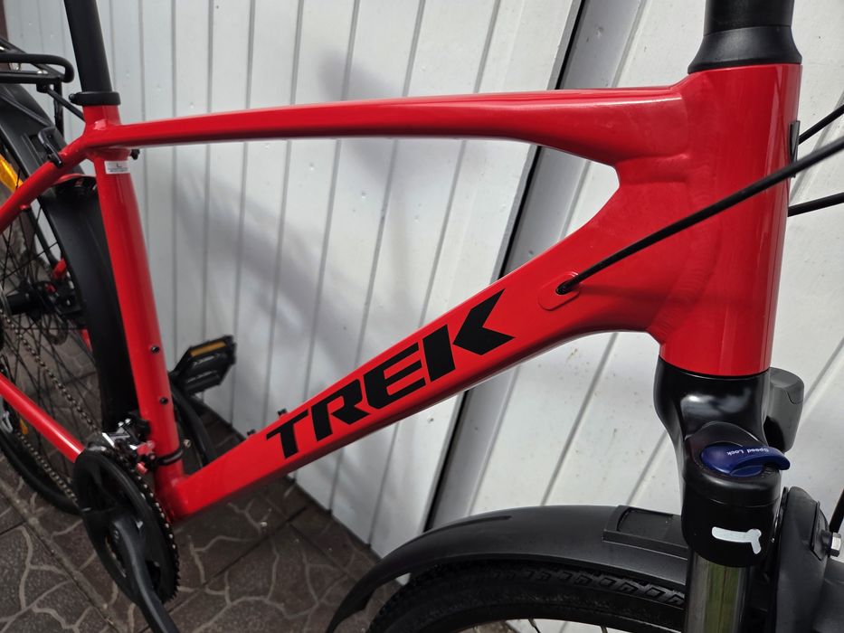 Rower jak nowy Trek Dual Sport 2 # 28 cali Rama L Akcesoria # stan idealny