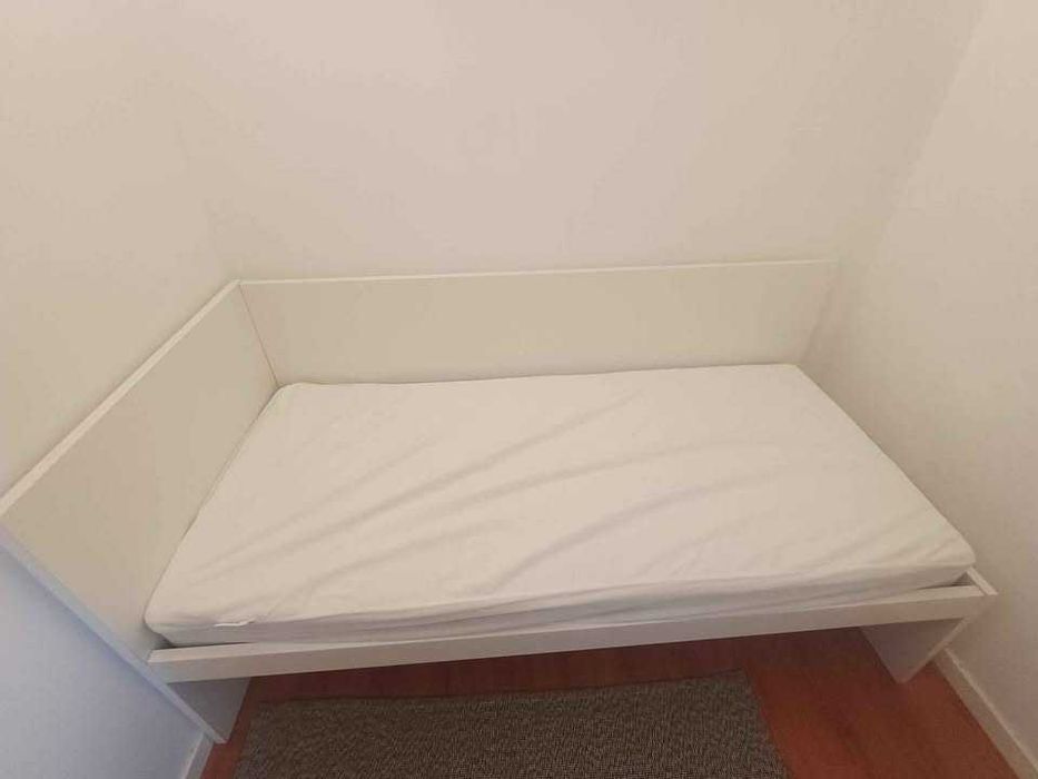 cama solteiro c/ colchão 90*200