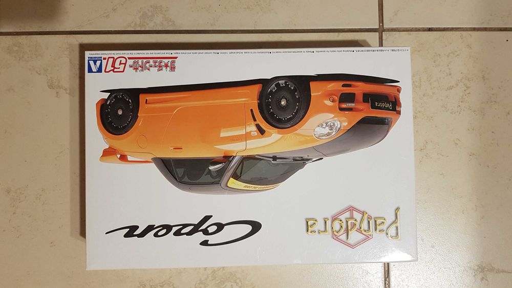 Model plastikowy samochodu Pandora Copen 51. Aoshima, 1:24