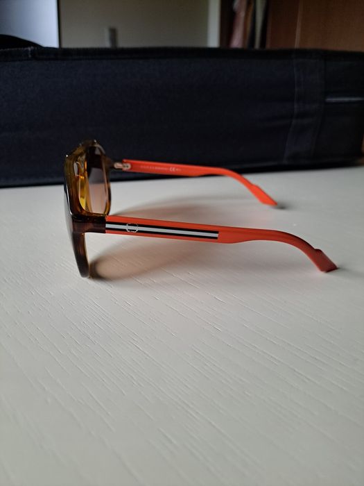 Óculos de sol Gucci (castanho e laranja) unisexo