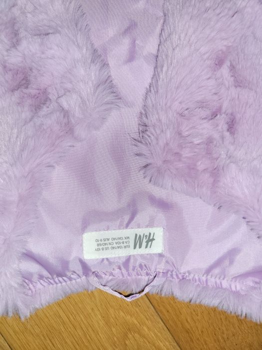 Futro futerko kamizelka H&M 134/140