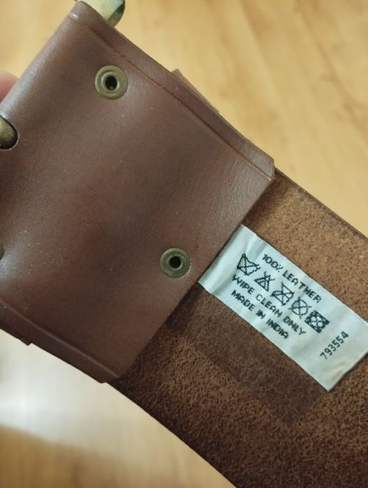 Ремінь шкіряний з Індії