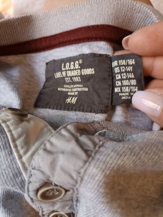 T-shirt z długim rękawem roz.158/164 H&M