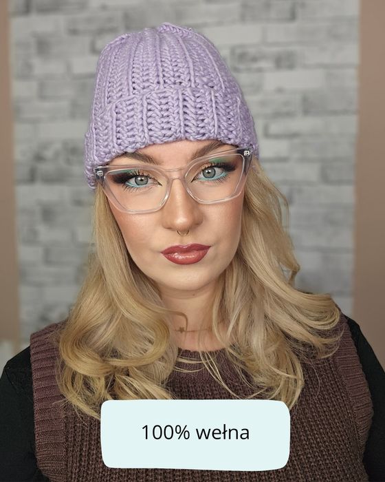 Czapka zimowa 100% wełna