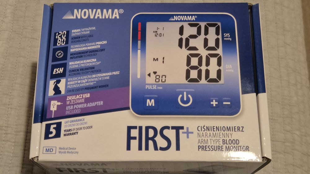 Nowy ciśnieniomierz naramienny First+