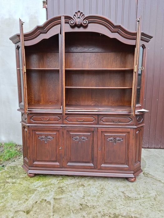 Witryna ciemny polisander