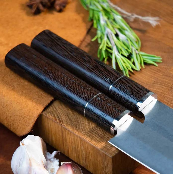 Японський ніж дамаск ручної роботи, для суші, сашимі, філе суши.