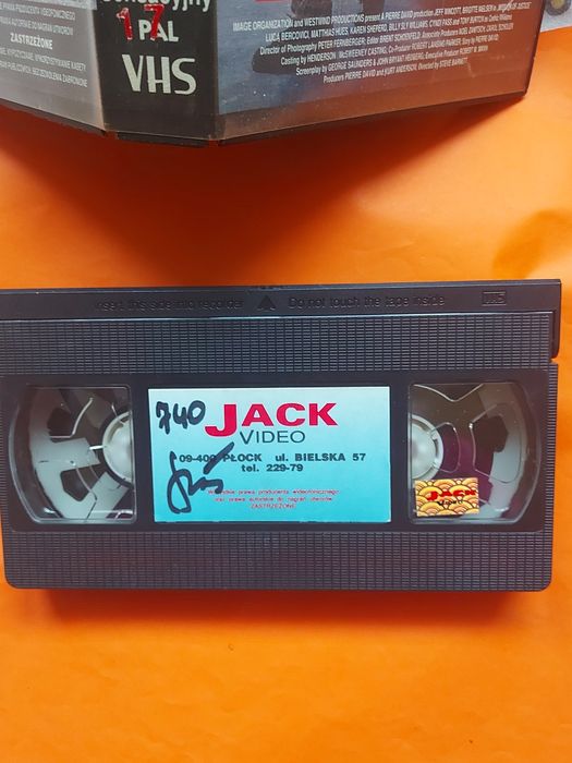 Kaseta VIDEO VHS orginalna Misja Sprawiedliwości 1992rok Antoniew