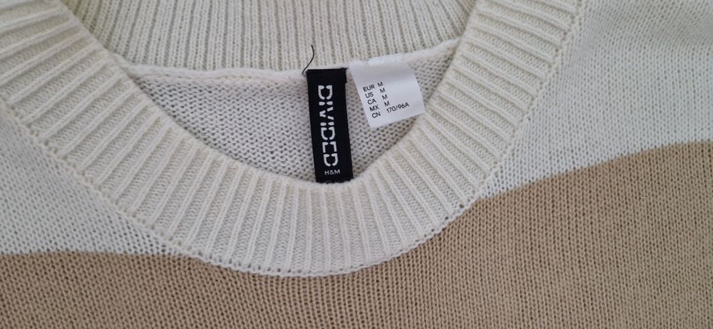 Sweter damski akrylowy lekki H&M r. 38 M